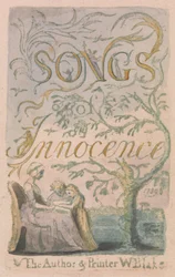 Title Page, plate 2 from Songs of Innocence, 1789